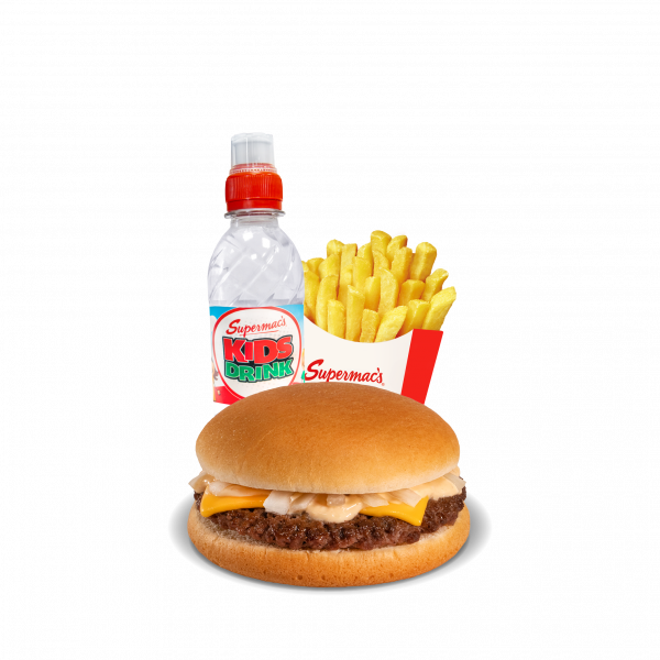 Cheese Burger Kids Meal Image
