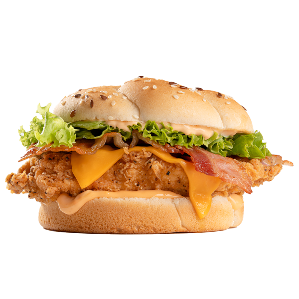 Chicken Breast Sandwich Bacon & Cheddar Image